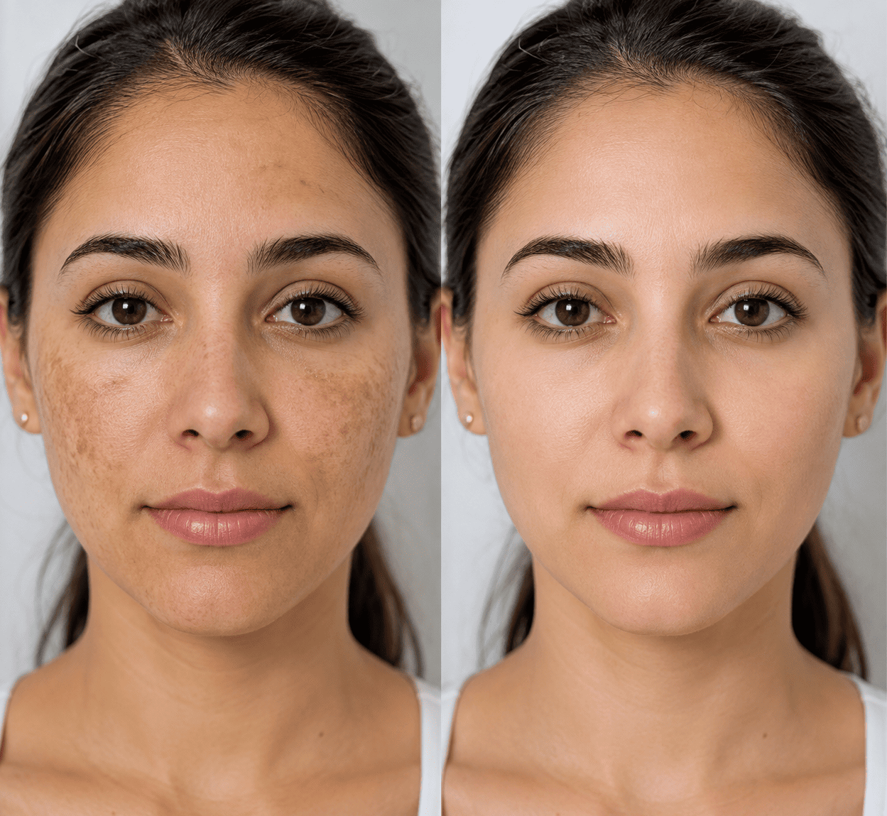 Melasma Treatment Before and After Result at Laservita Patna - 4 Sessions